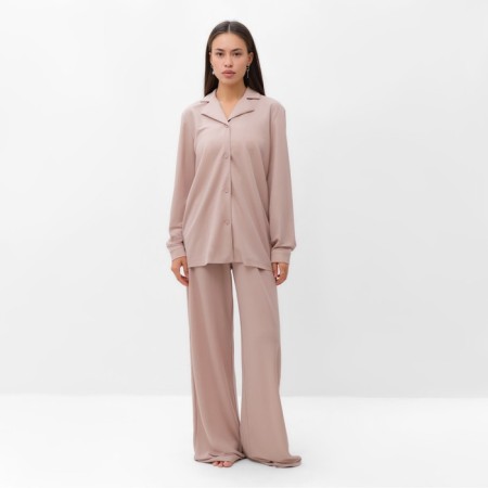 Female set (shirt, trousers, top) KAFTAN "BASE" p. 46, powder-3
