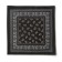 Men's nasal shawls 30*30 cm, (set 12 pcs,) ts. black, Fig. MIX 100% HL