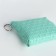 Women's wallet with lightning, green color