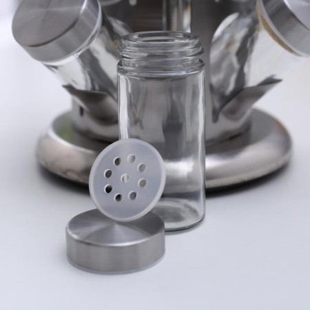 Speak for spices on the stand "Profi", 22 × 25.5 cm, 12 pcs, metallic color-3