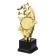 The award figure "Stars", the plastic stand is black, 22 × 9.5 × 7.5 cm.