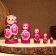 Matryoshka 5-doll "Barbara lilac", 10-11 cm