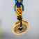 Suspension with Monet "Dragon" Blue 12x1.5 cm