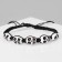 Skull bracelet cartoon, black and white color, d = 6 cm