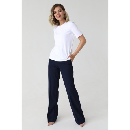 Basic T -shirt with round neckline, size 52-1