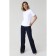 Basic T -shirt with round neckline, size 52