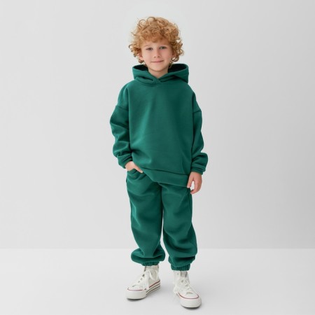 Kids' costume (sweatshirt, trousers) KAFTAN BASIC Line R.34 (122-128), Green