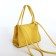 Bag Female Tout with zipper, yellow color