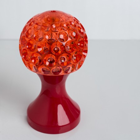 Light device "Cup" 10 cm, glow RGB, 220 V, red-1