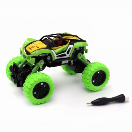 Diy Funky Toys Buggie machine, metal, green, 17 cm