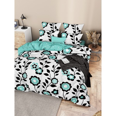 Bed linen Duet "Rosamund", size 220x240 cm, 145x215 cm - 2 pcs, 70x70 cm - 2 pcs