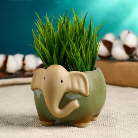 Pot "Lucky Elephant" 11x9x8cm-1