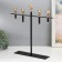 Summary Metal for 5 Celtic candles "D = 3.5 cm black with gold 36x29 cm