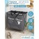 Belly basket Folding Double Daul “Dark and Light”, 61 × 36 × 57 cm, gray color is gray