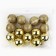 Christmas balls New Year, for the New Year, D = 6 cm, 14 pcs., Golden color