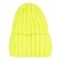Knitted hat with a lapel for a girl, size 56