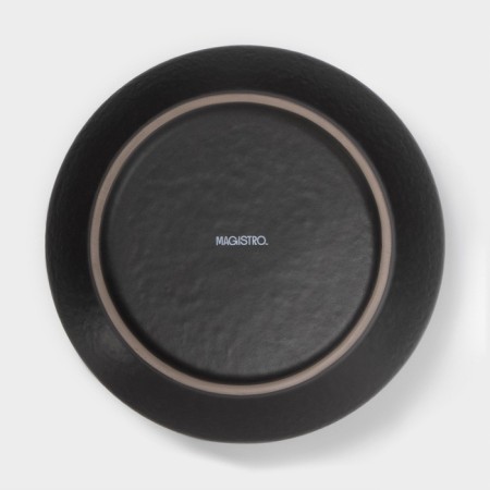 Salenik Magistro Black Style, D = 15 cm, porcelain, black color-3