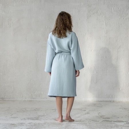 Shifu robe, size m, blue color-2
