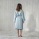 Shifu robe, size m, blue color