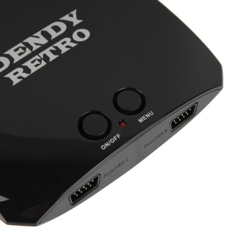 Dendy Retro, 8-bit/16-bit, 1000 games, 2 gamepads, black-2