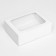 The box is folding, the lid is, with the window, white, 20 x 15 x 6.5 cm,