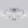 Smart Ceiling Light Fargo, 40W, E14, 83x83x38 cm