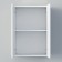 Cabinet mounted spectrum 50, 50 x 21.6 x 75 cm, facade MDF