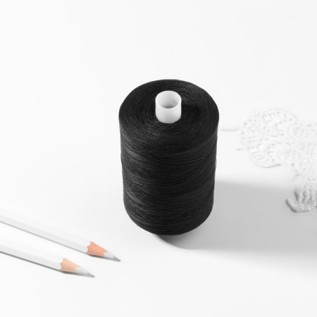 Threads 35LL, 2500 m, black color No. 115-2