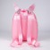 Baby backpack for girls with sparkles "Bunny", Removable elements, 27x23x10 cm