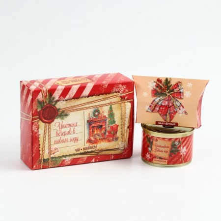 New Year's Gift Set "Cozy Evenings": Tea, Montansier-1