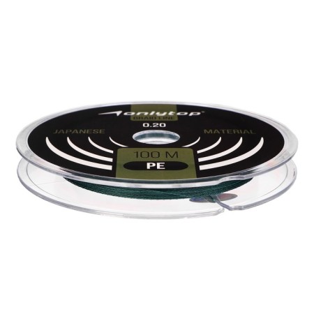 Onlytop Universal X4 cord, diameter 0.20 mm, test 13.8 kg, 100 m, dark green-1
