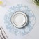 A set of serving napkins on the table “Watercolor. Circle ", 4 pcs, d = 38 cm, blue color