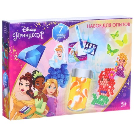 Set for experiments "7 funny experiments", 7 in 1, luminous, princesses