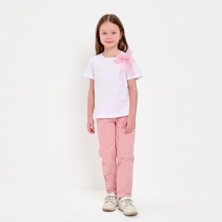 T-shirt Children's KAFTAN "Bow", p. 32 (110-116 cm), white-6
