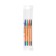 A set of ballpoint pens 4 colors "511 Orange", node 1.0 mm, ink: blue, red, green, black, euro -handle