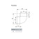 Division Zein, flat, vertical, ventilation, 60 x 120 mm