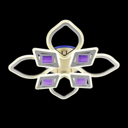 LED LED Economic light 51248/8+1wt RBP+3D, 9XLED, 12x76x76 cm, white color