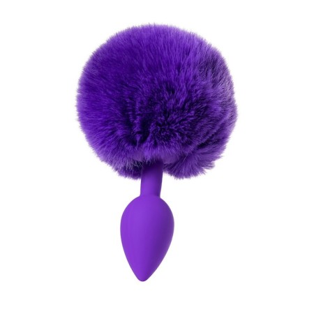 Anal plug Todo byfa Sweet Bunny, silicone, purple color, 13 cm, d 2.8 cm-3