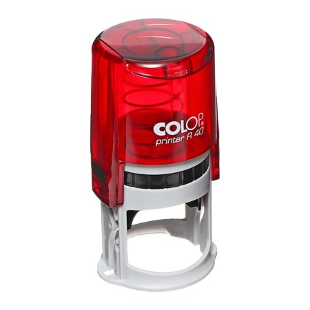 Equipment for round printing Automatic Colop Printer R40, diameter 41.5 mm, lid, ruby ​​case-6