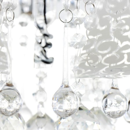 Svetogor chandelier "Grodno" 5x60W E27 LED lighting chrome 50x50cm-11
