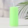 Candle - Aromatic "Apple" cylinder, 4x9 cm, 11 hours, 88 g, green
