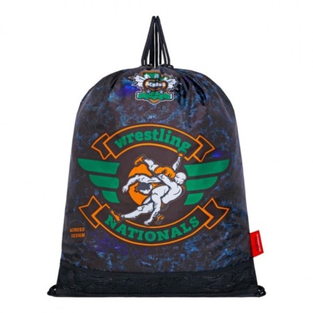 Frame backpack 35 x 26 x 18 cm, Across ACS1, filling: bag, blue ACS1-5-7