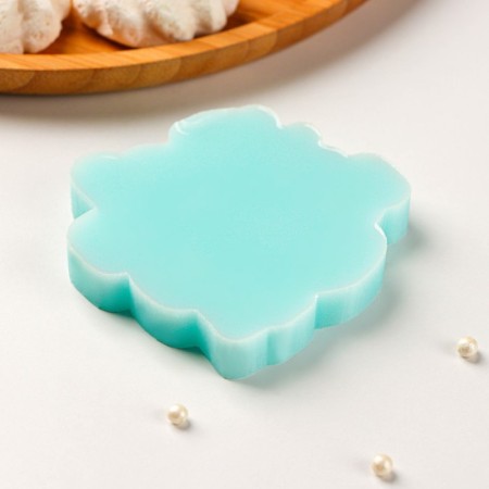 Silicone Mold "Mix Figures", 8 × 8 cm, turquoise color-3