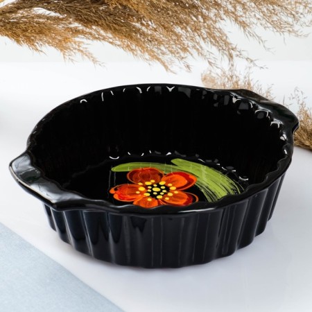 Baking capacity "Round wave" 2l / 25x8.5cm, ladybug