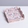 Bearbox, confectionery packaging with PVC lid, "flowers", 10.5 x 10.5 x 3 cm