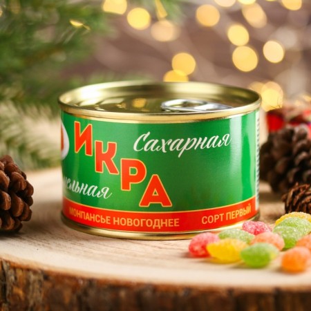 Monpensier "Sugar caviar", Caramel Lollice in a canvas bank, 140 g-3