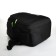 Youth backpack from textiles on lightning, 5 pockets, black/green color