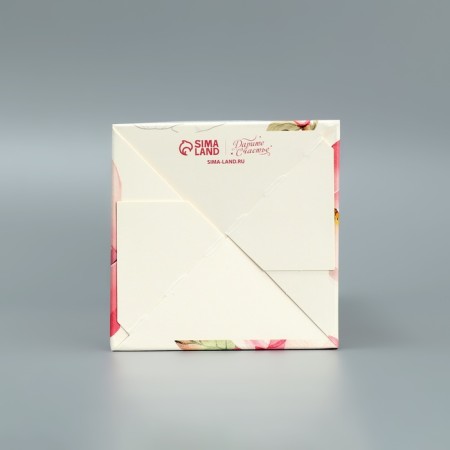 Gift folding box, packaging, “flower”, 9.5 x 32.5 x 9 cm-4
