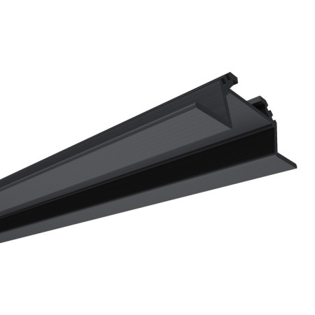 Aluminum profile Apeyron, 28.5x10.4 mm, built -in, 1 m, black Russuars, accessories-4