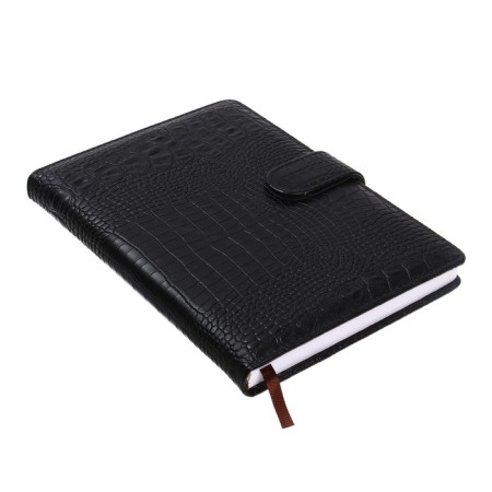 The diary is low, PVC cover, A5 format, 140 sheets in a cage, button, reptile, mix-3